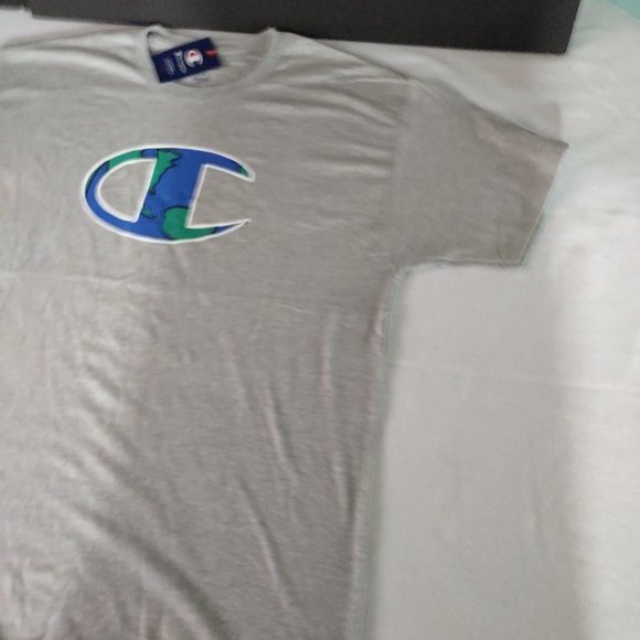 CHAMPION  MEN'S T-SHIRT SIZE XL GREY - Picture 2 of 8